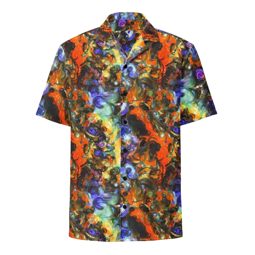 Opal Uprising on a Button Shirt
