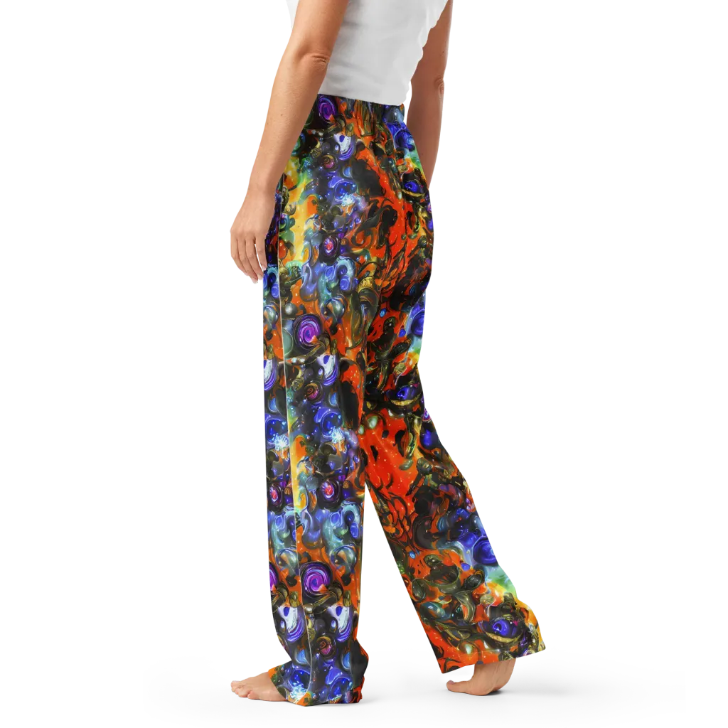 Opal Uprising on Women's Pajama Pants — Left