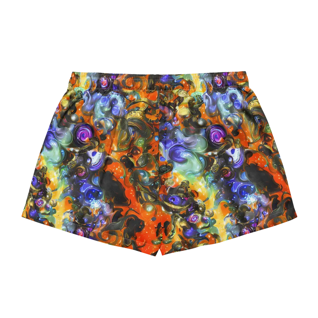 Opal Uprising on Women's Pajama Shorts — Back