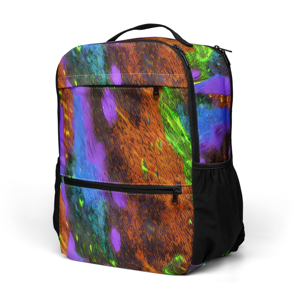 Feral Fluorescence on Utility Backpack — Left Front