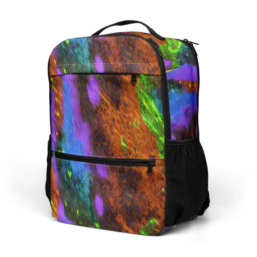 Feral Fluorescence on a Utility Backpack