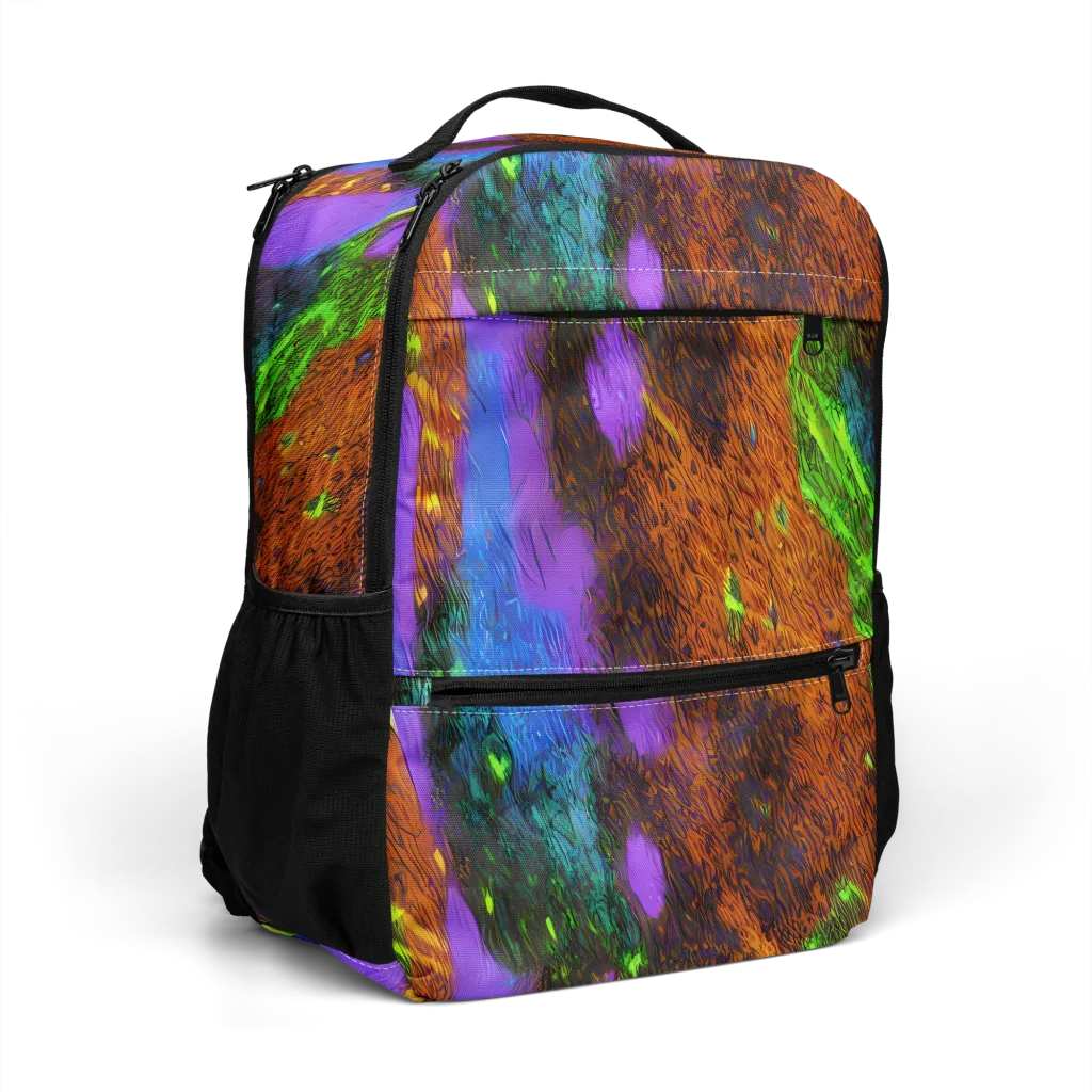 Feral Fluorescence on Utility Backpack — Right Front
