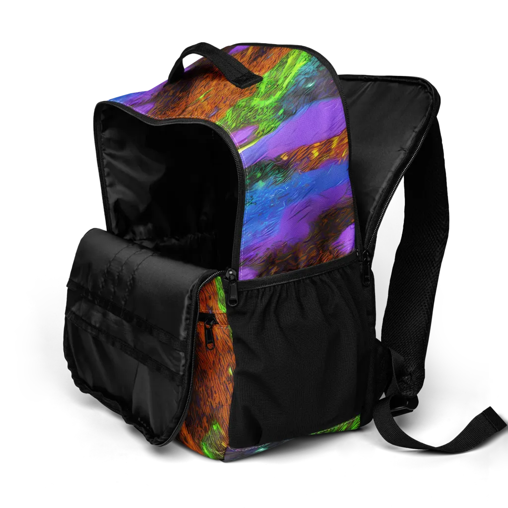 Feral Fluorescence on Utility Backpack — Product details 2