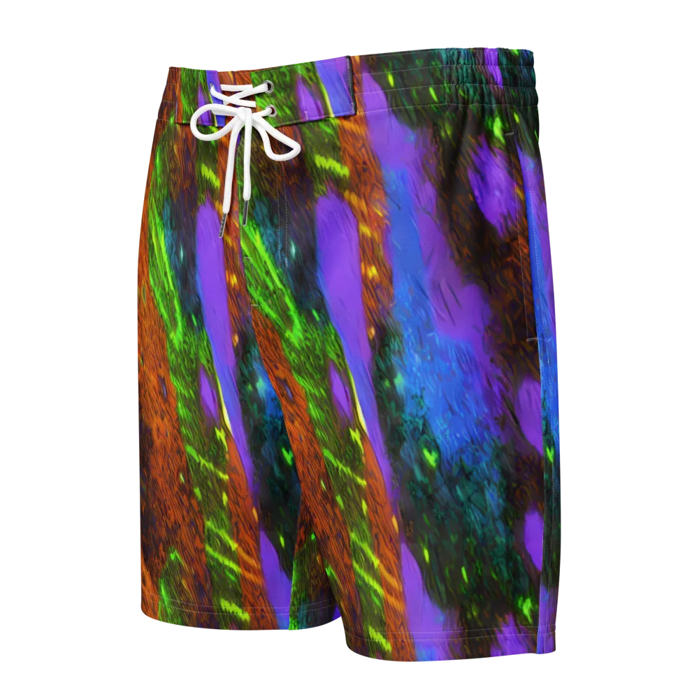 Feral Fluorescence on Men's Board Shorts — Front