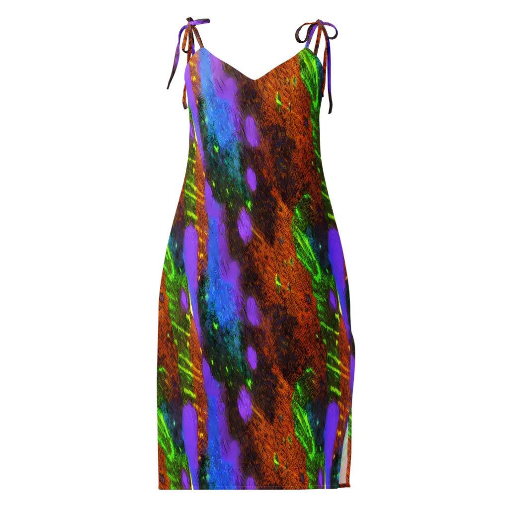 Feral Fluorescence on Slip Dress — Front