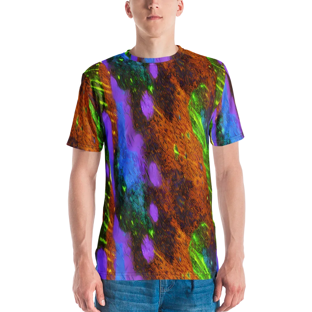 Feral Fluorescence on Men's Crew Neck T-Shirt — Front