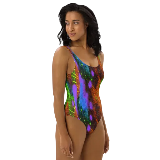Feral Fluorescence on a One-Piece Swimsuit