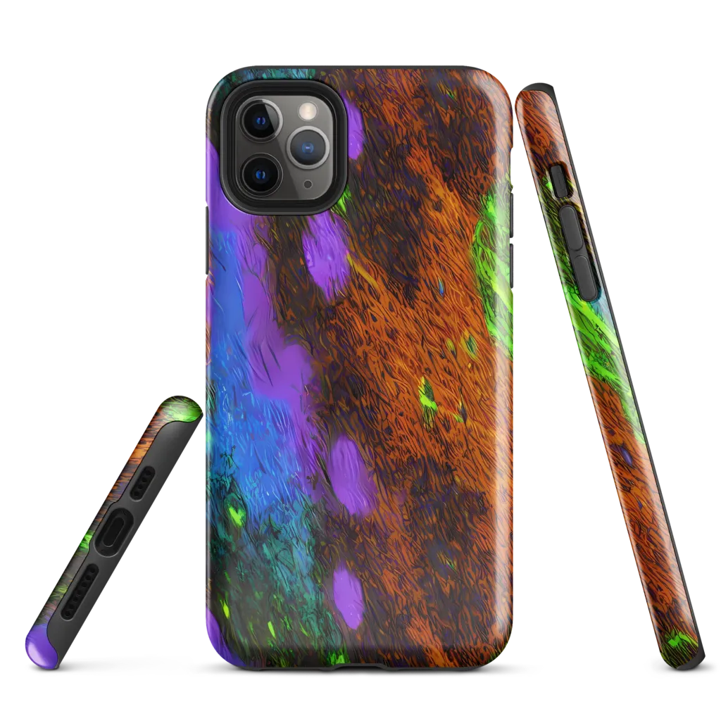 Feral Fluorescence on Tough Case for iPhone® — Front
