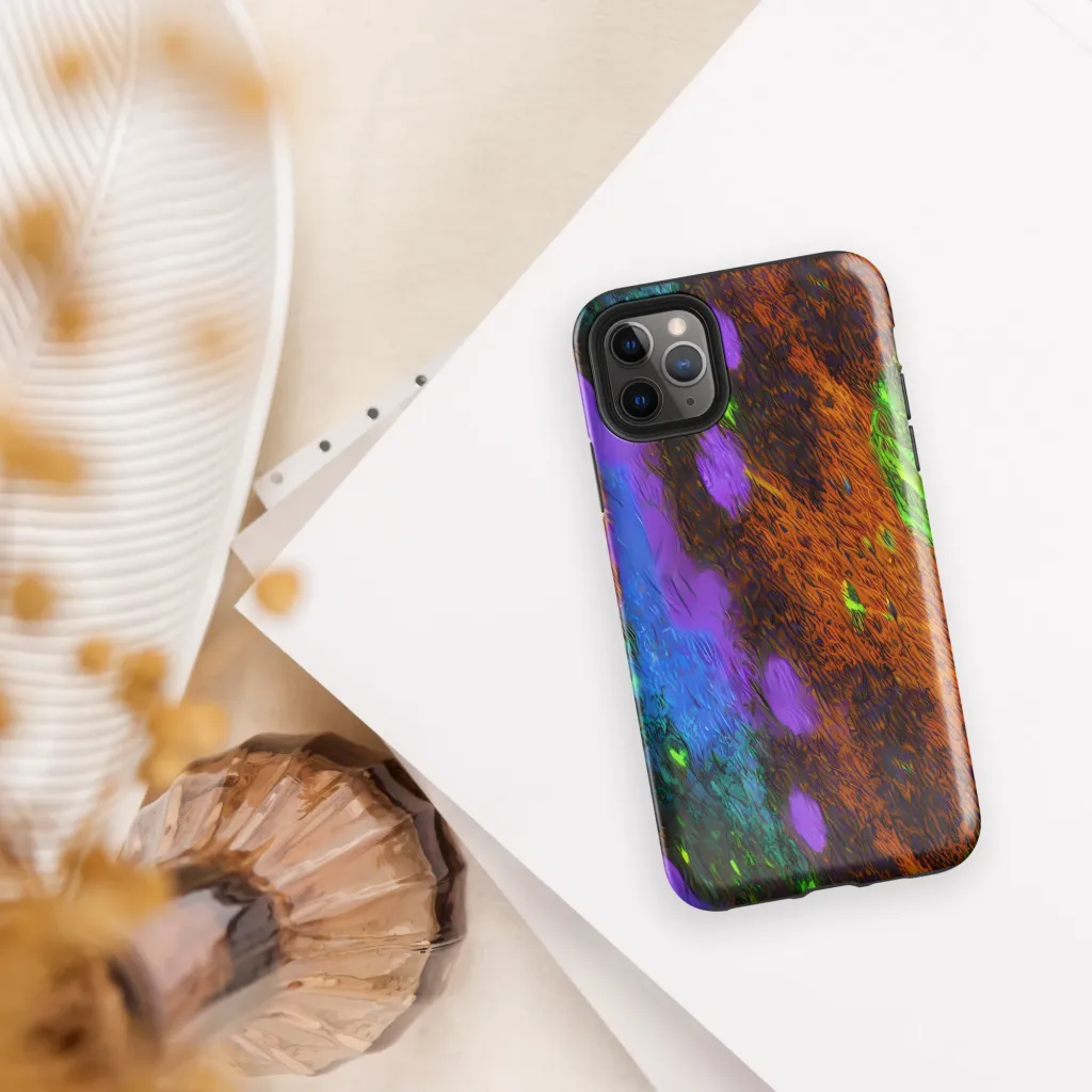 Feral Fluorescence on Tough Case for iPhone® — Front