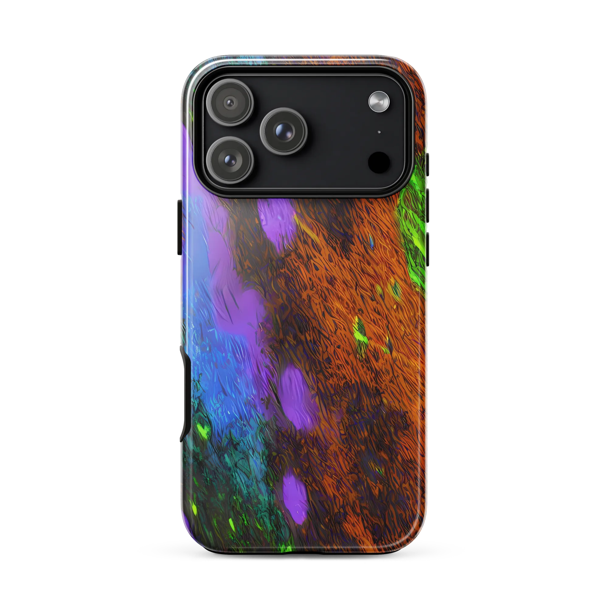Feral Fluorescence on Tough Case for iPhone® — Front