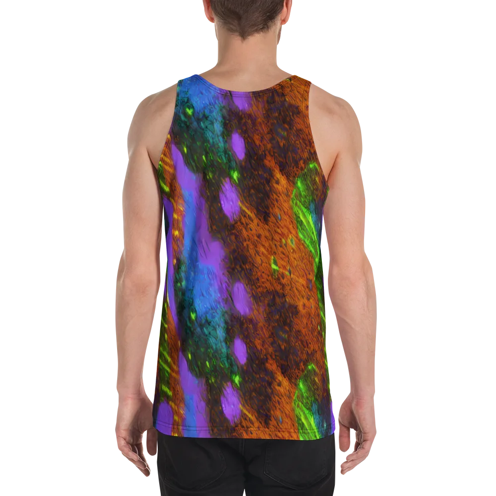 Feral Fluorescence on Men's Tank Top — Back