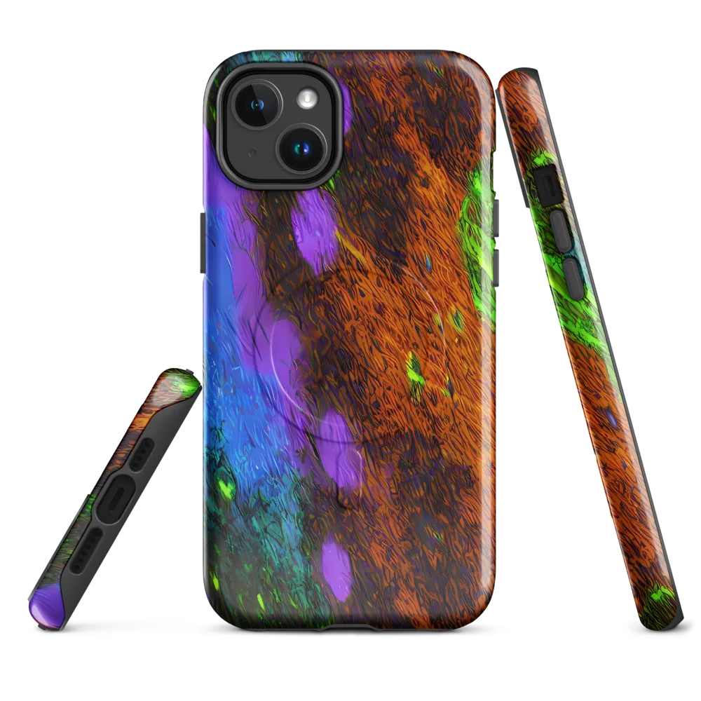 Feral Fluorescence on MagSafe Tough Case for iPhone® — Front