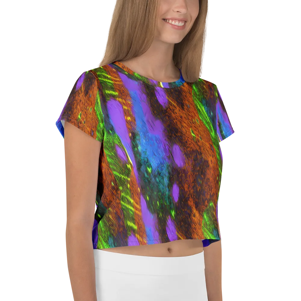 Feral Fluorescence on Crop Tee — Right