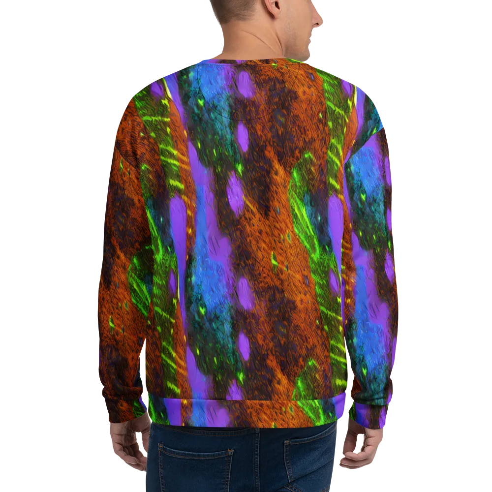 Feral Fluorescence on Sweatshirt — Back