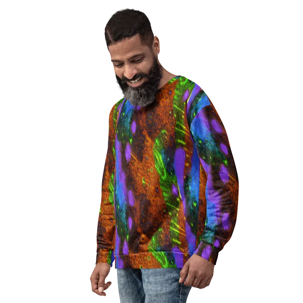 Feral Fluorescence on Sweatshirt — Left Front
