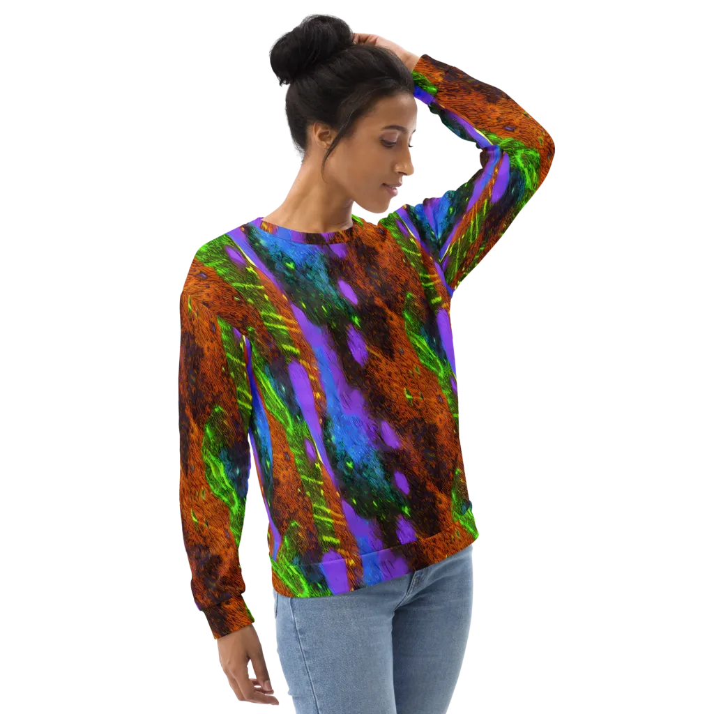 Feral Fluorescence on Sweatshirt — Right Front