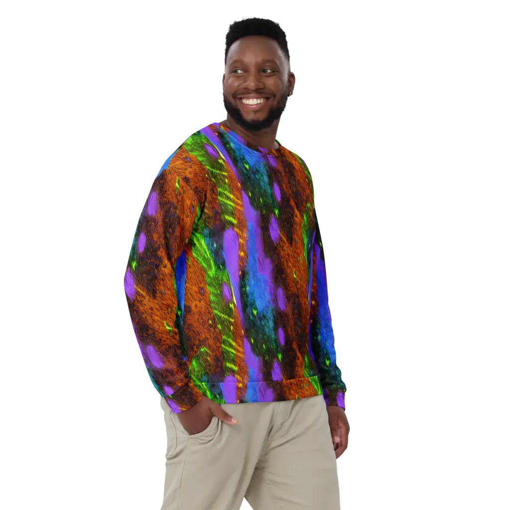 Feral Fluorescence on Sweatshirt — Front