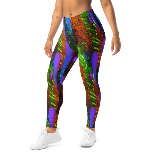 Feral Fluorescence on a Leggings