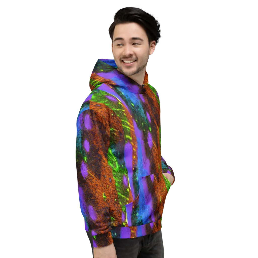 Feral Fluorescence on Hoodie — Right