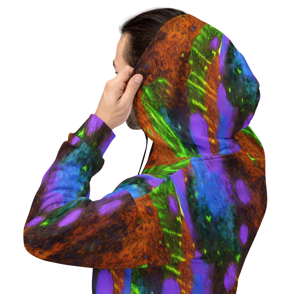 Feral Fluorescence on Hoodie — Back