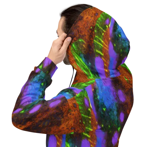 Feral Fluorescence on a Hoodie