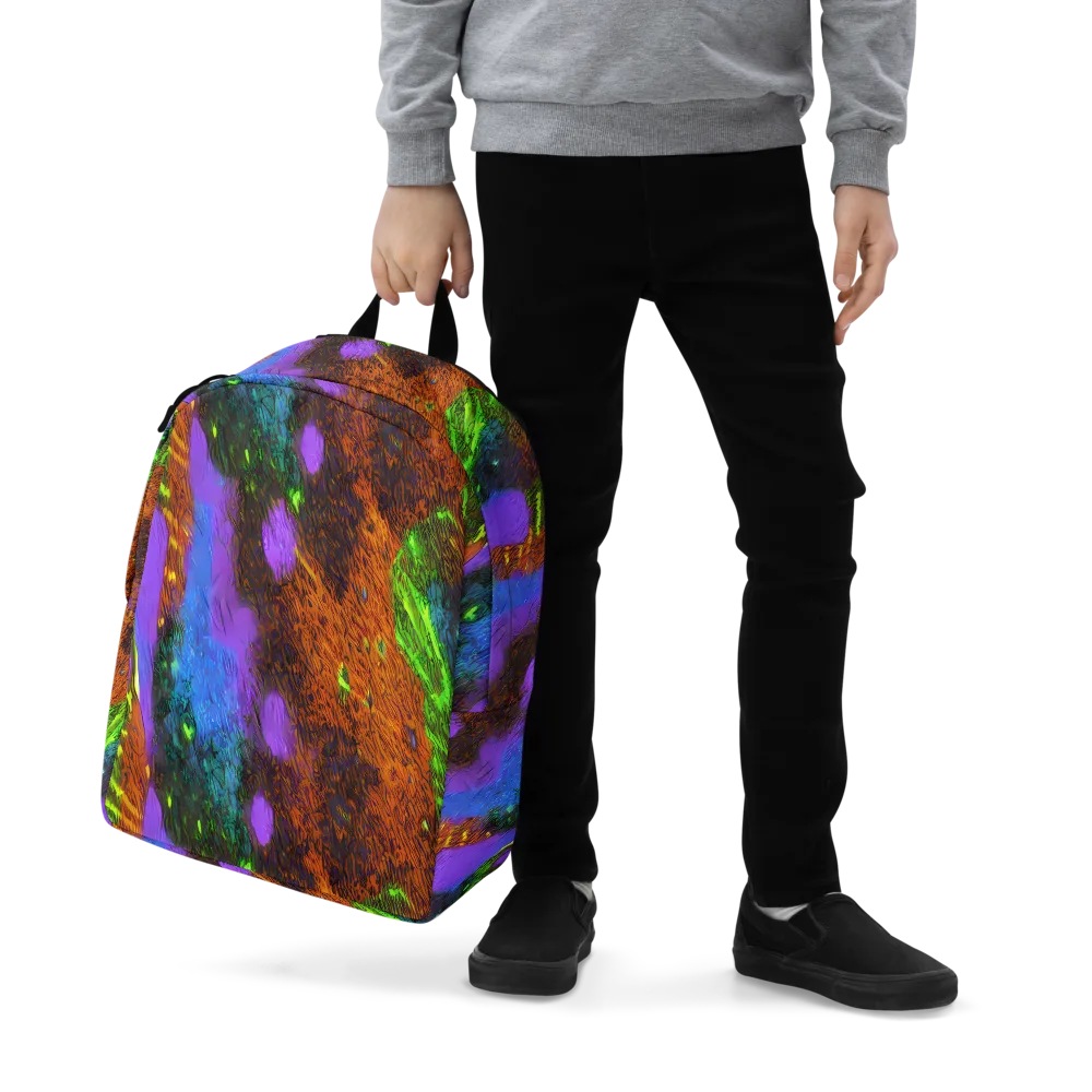 Feral Fluorescence on Minimalist Backpack — Zoomed-in