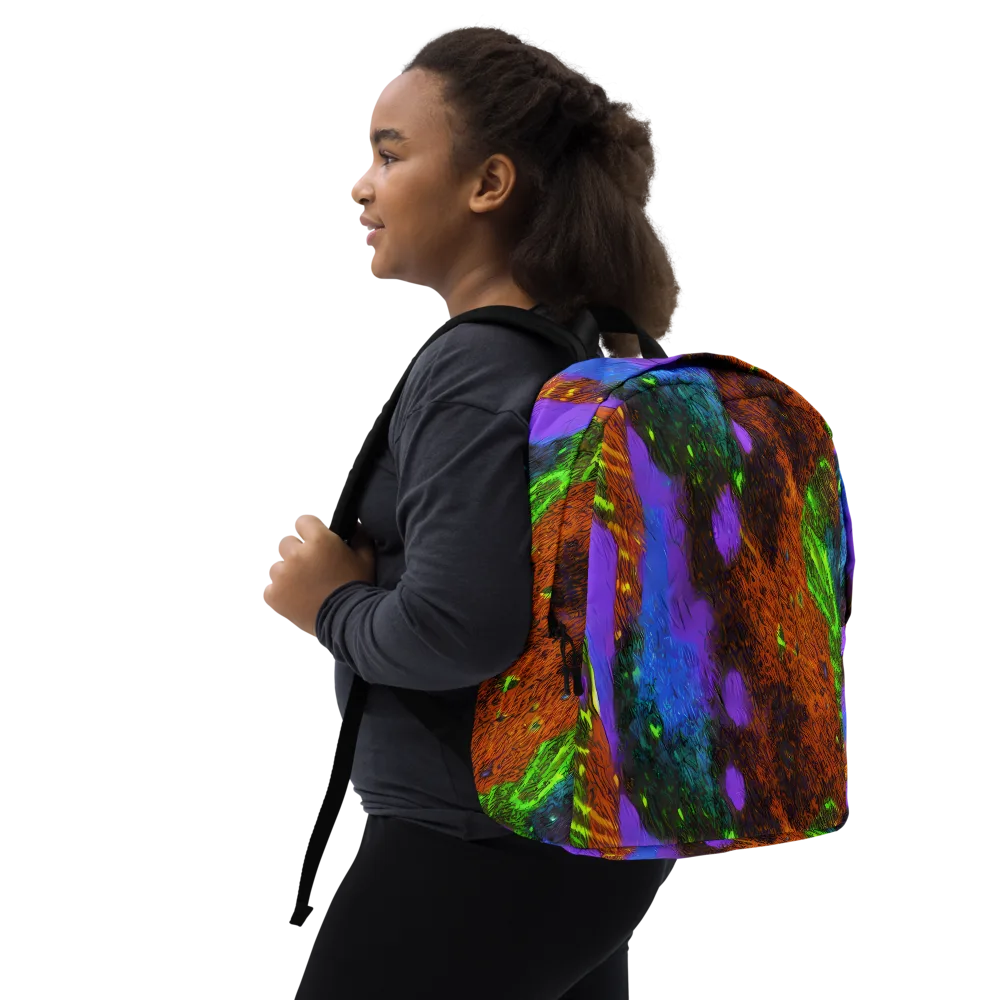 Feral Fluorescence on Minimalist Backpack — Right Front