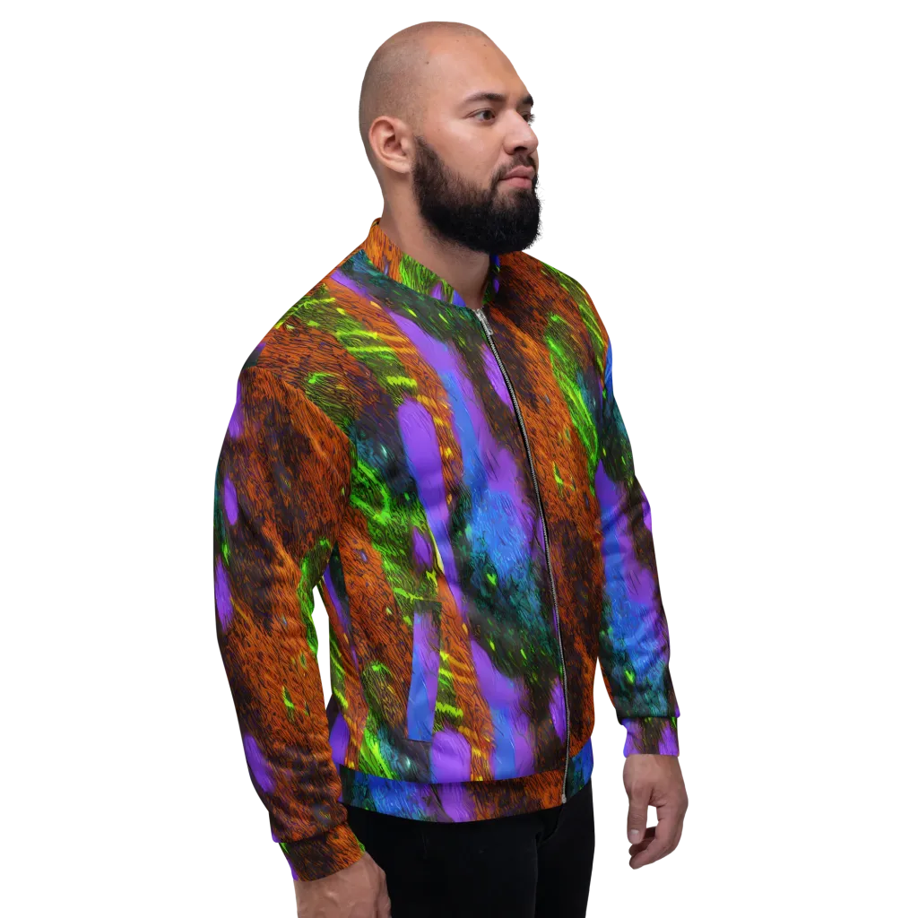 Feral Fluorescence on Bomber Jacket — Right