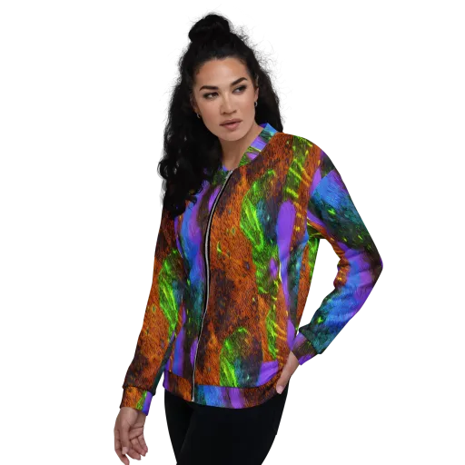Feral Fluorescence on a Bomber Jacket