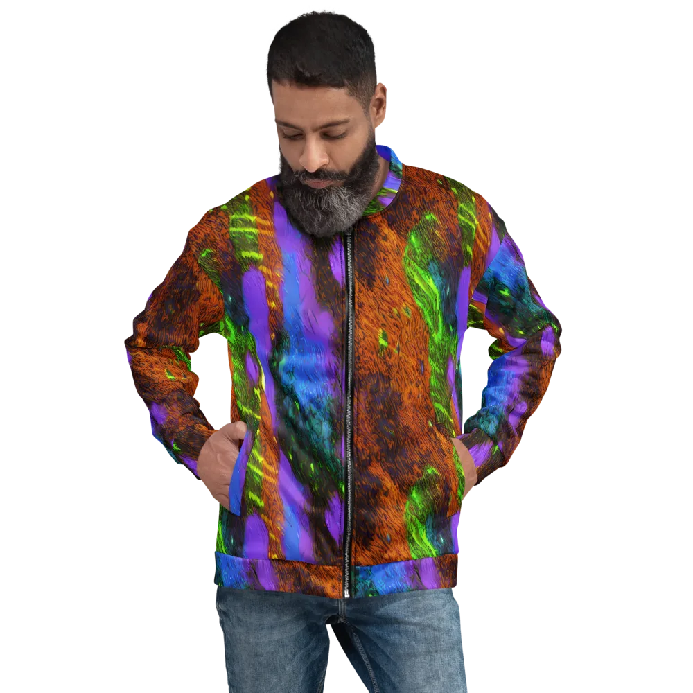Feral Fluorescence on Bomber Jacket — Front