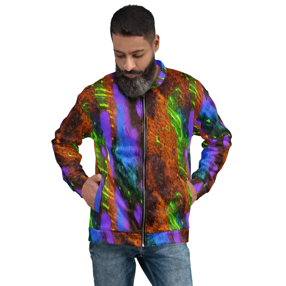 Feral Fluorescence on Bomber Jacket — Front