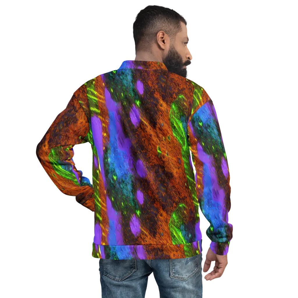 Feral Fluorescence on Bomber Jacket — Back