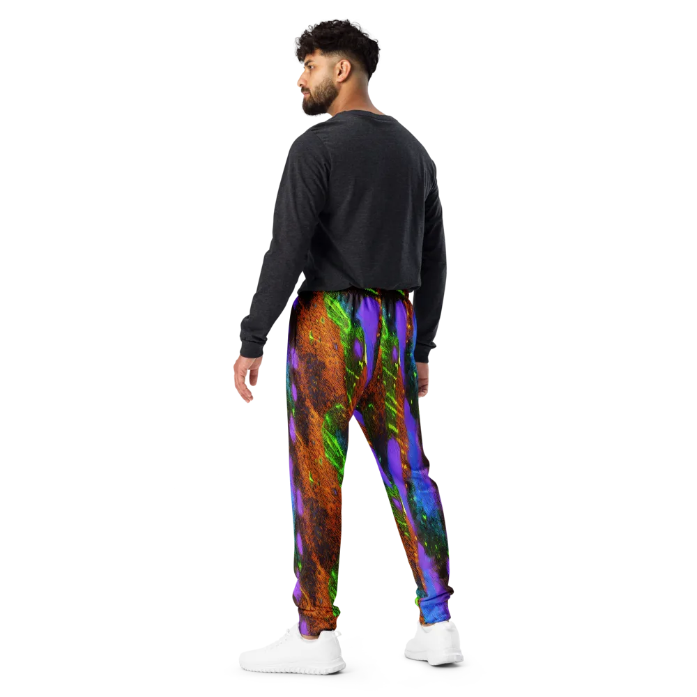 Feral Fluorescence on Men's Joggers — Back