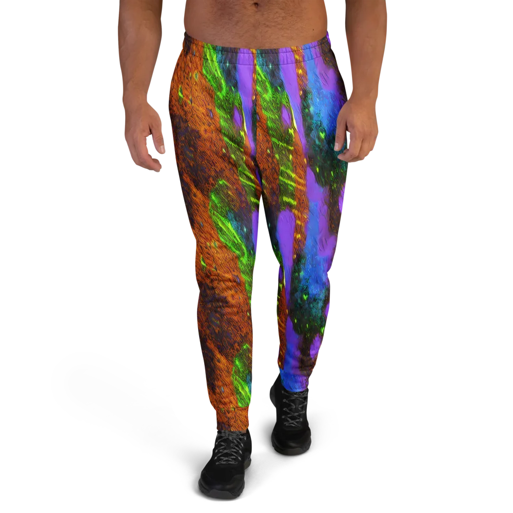 Feral Fluorescence on Men's Joggers — Front
