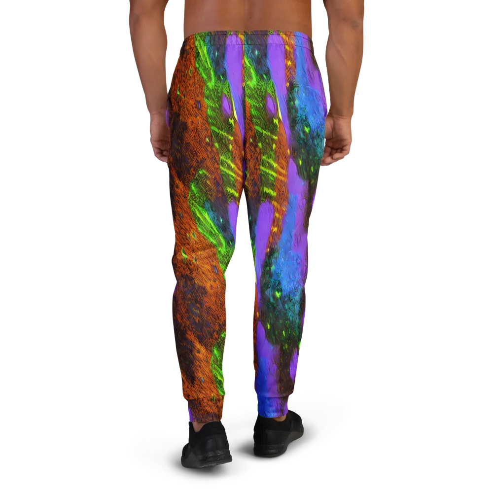 Feral Fluorescence on Men's Joggers — Back