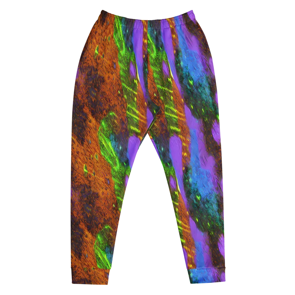 Feral Fluorescence on Men's Joggers — Front