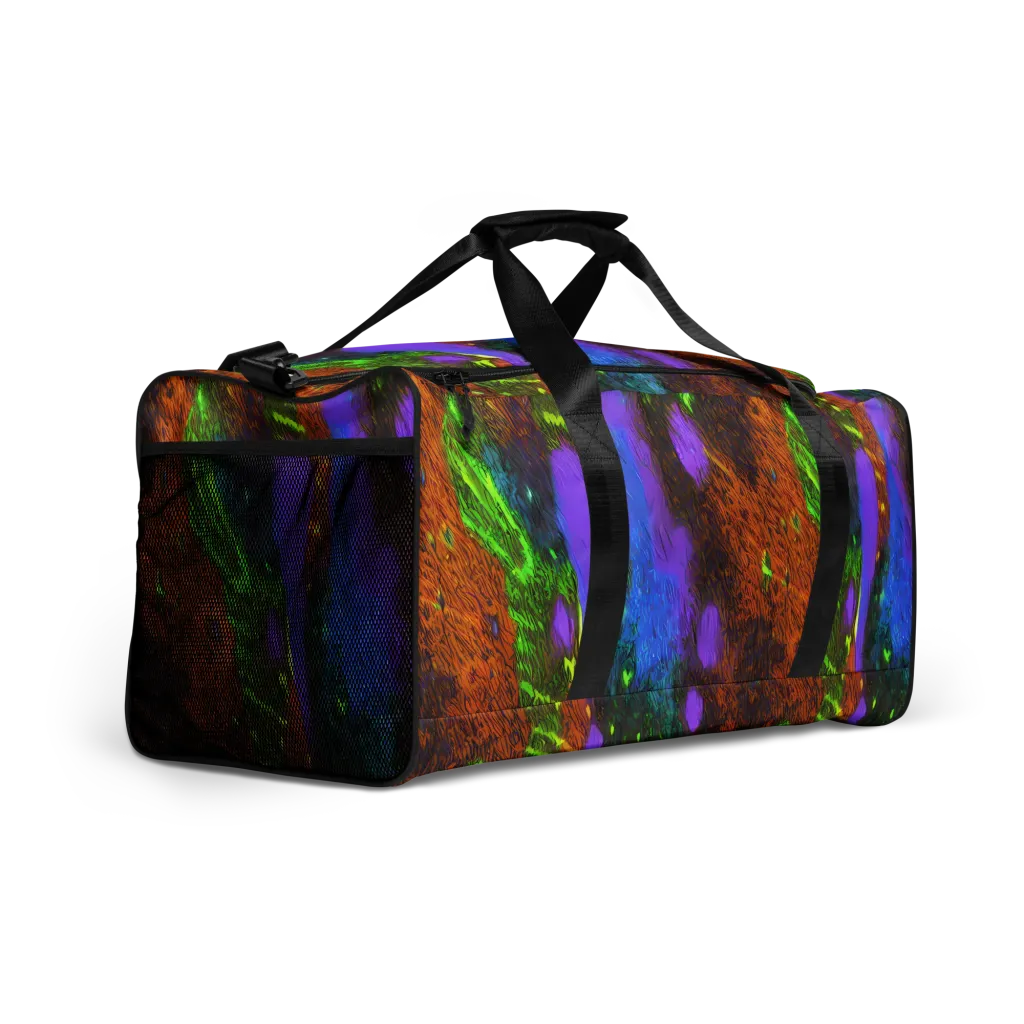 Feral Fluorescence on Duffle Bag — Right Front