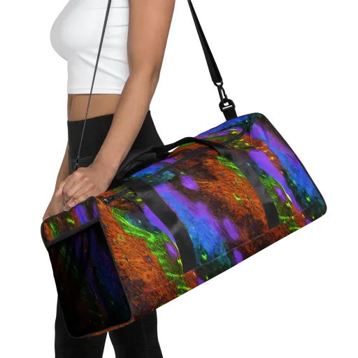 Feral Fluorescence on a Duffle Bag