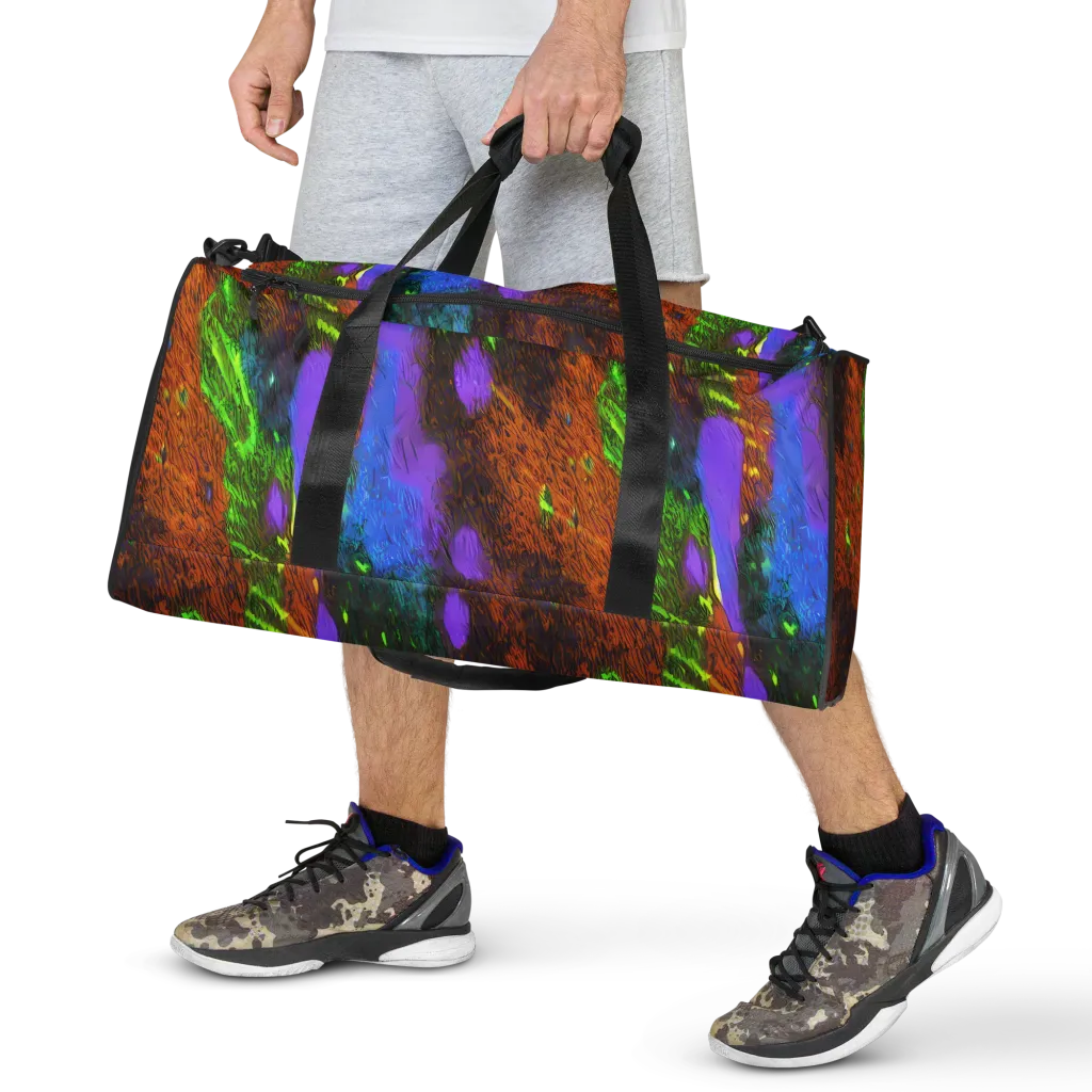 Feral Fluorescence on Duffle Bag — Front