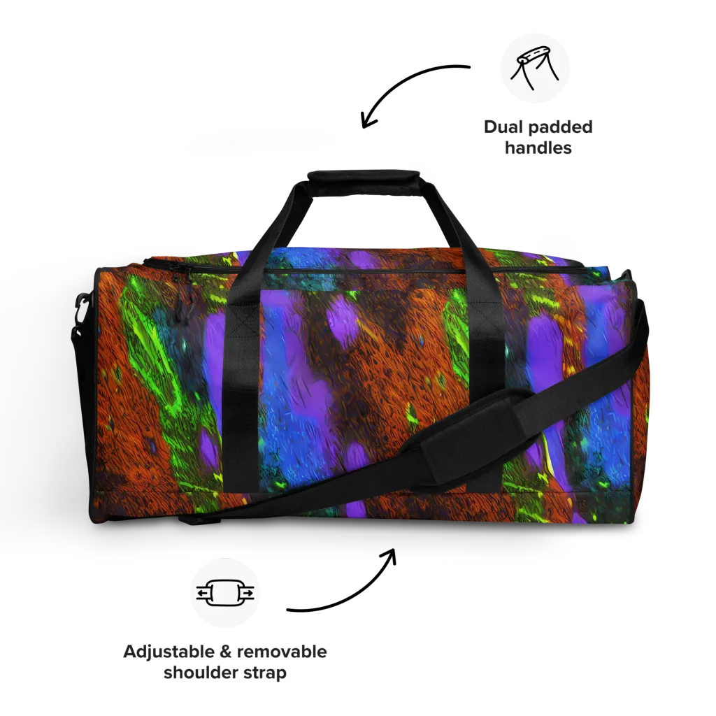 Feral Fluorescence on Duffle Bag — Front