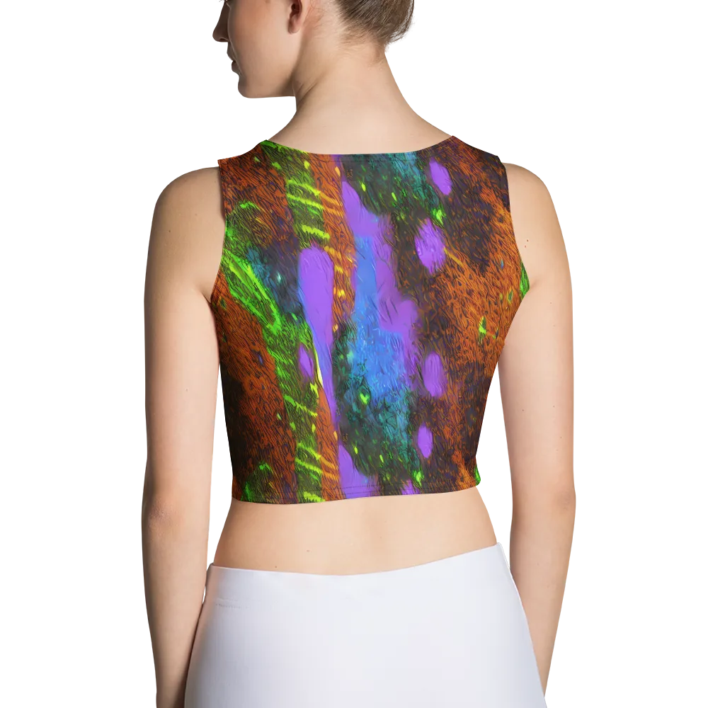 Feral Fluorescence on Crop Top — Back