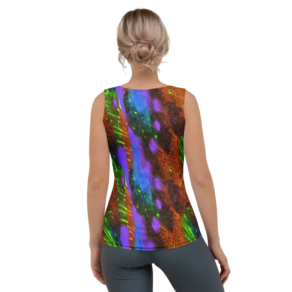 Feral Fluorescence on Women's Tank Top — Back
