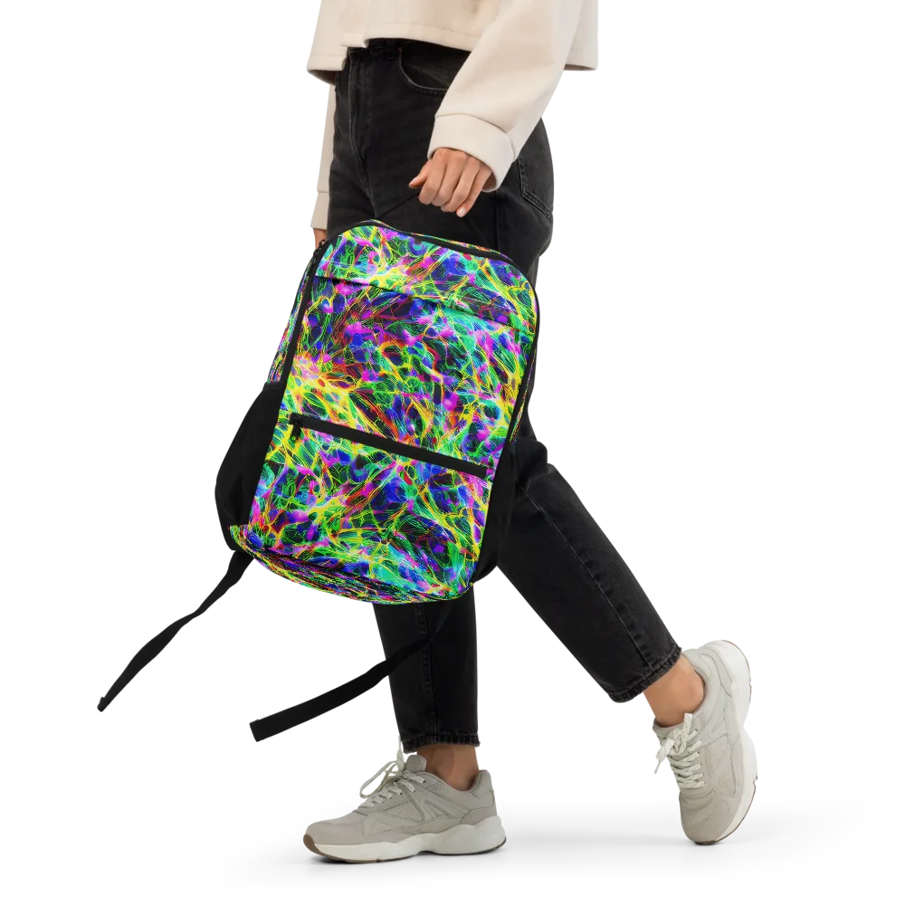 Psychedelic Rainforest on Utility Backpack — Front
