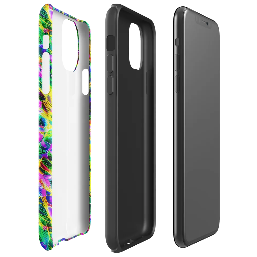 Psychedelic Rainforest on Tough Case for iPhone® — Right