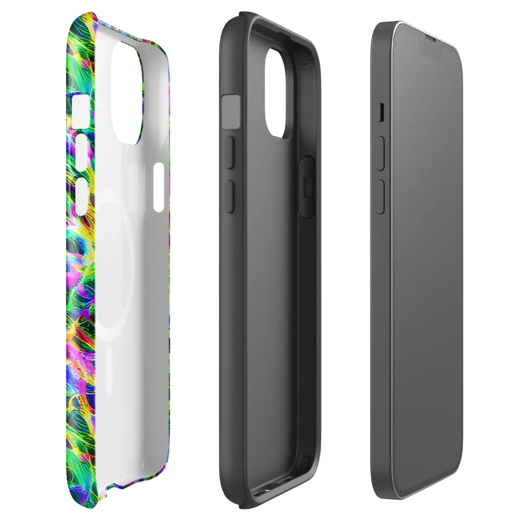 Psychedelic Rainforest on MagSafe Tough Case for iPhone® — Front