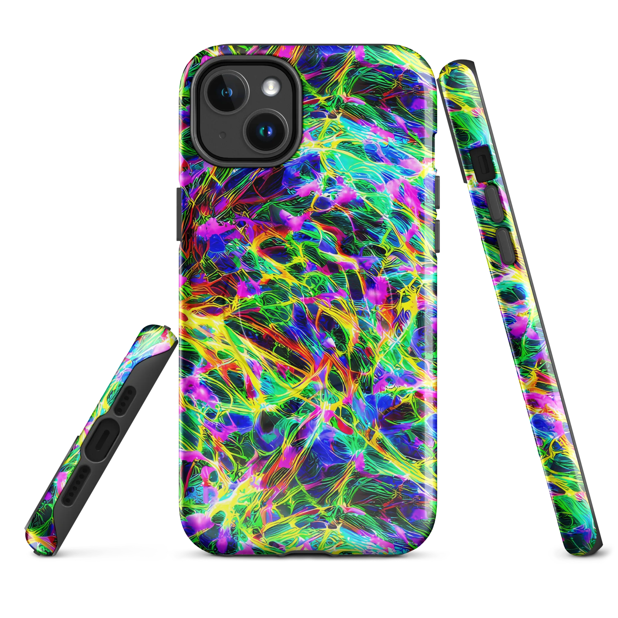 Psychedelic Rainforest on MagSafe Tough Case for iPhone® — Front