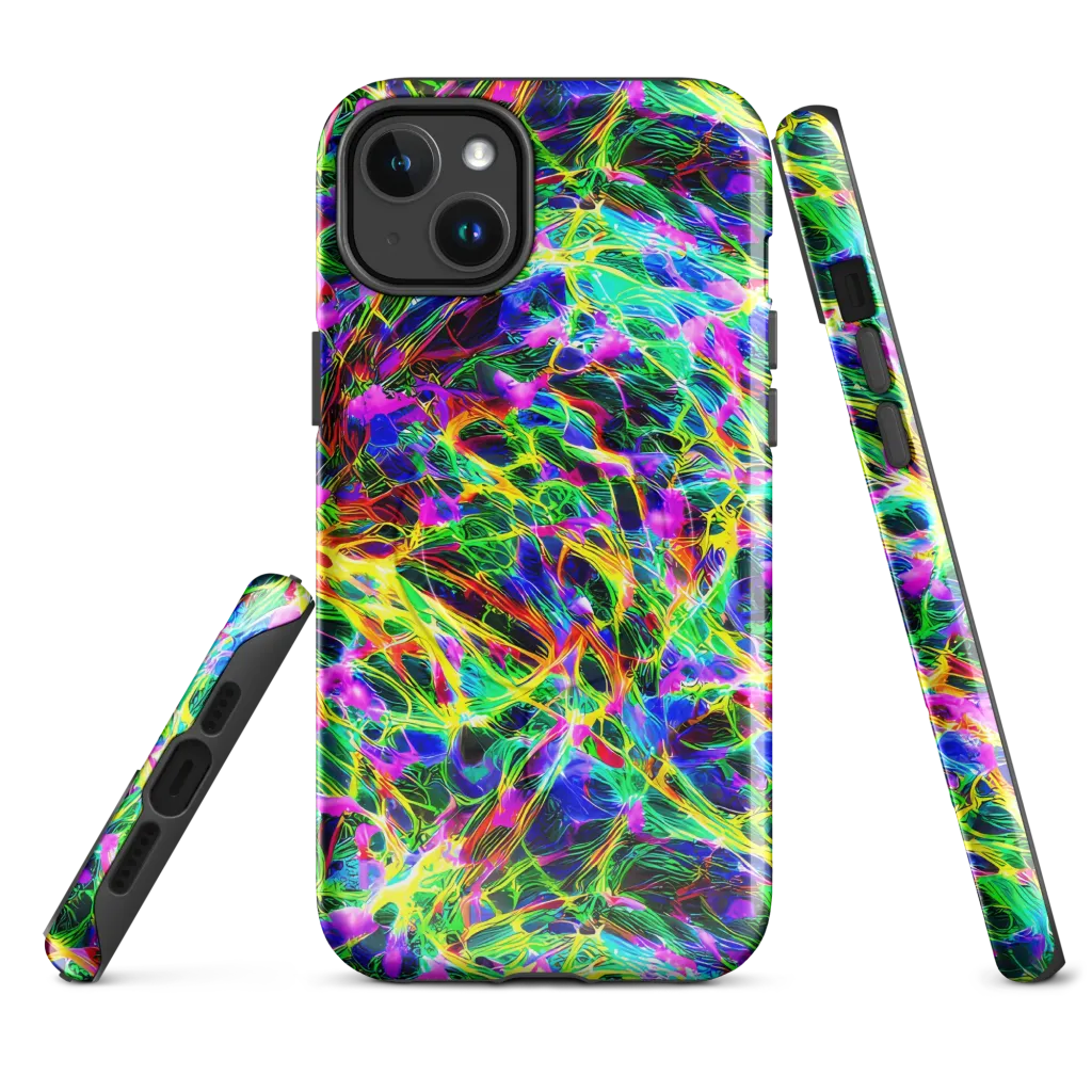 Psychedelic Rainforest on MagSafe Tough Case for iPhone® — Front