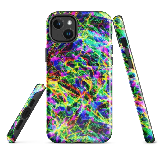 Psychedelic Rainforest on a MagSafe Tough Case for iPhone®