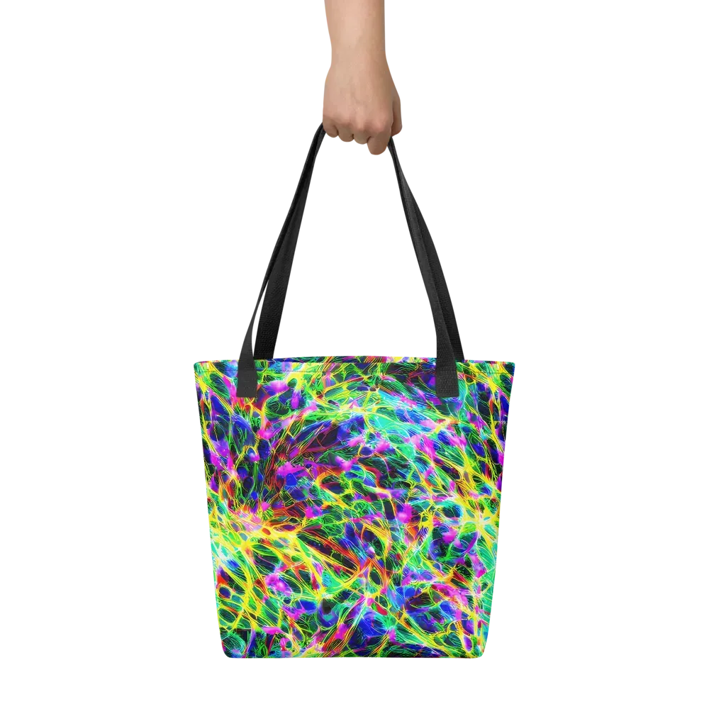 Psychedelic Rainforest on Tote Bag — Front