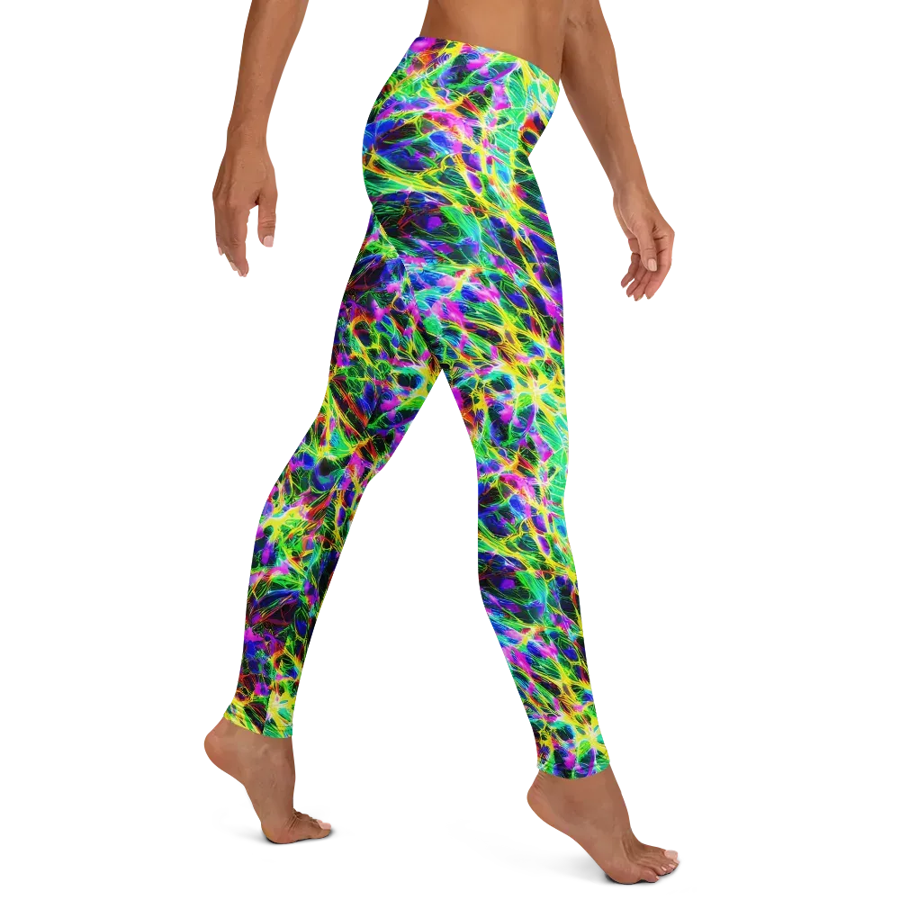 Psychedelic Rainforest on Leggings — Right